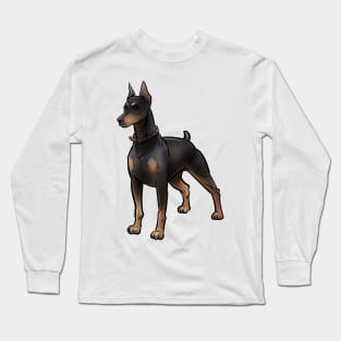 Doberman Pinscher Dog Long Sleeve T-Shirt